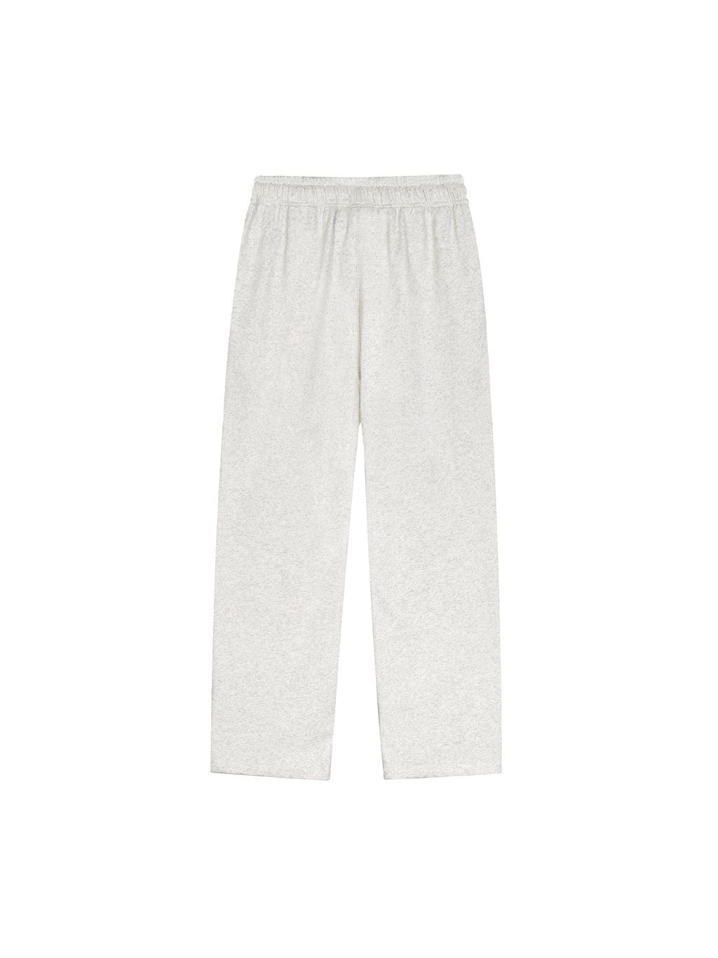 Solid Colour Straight-Leg Sweatpants