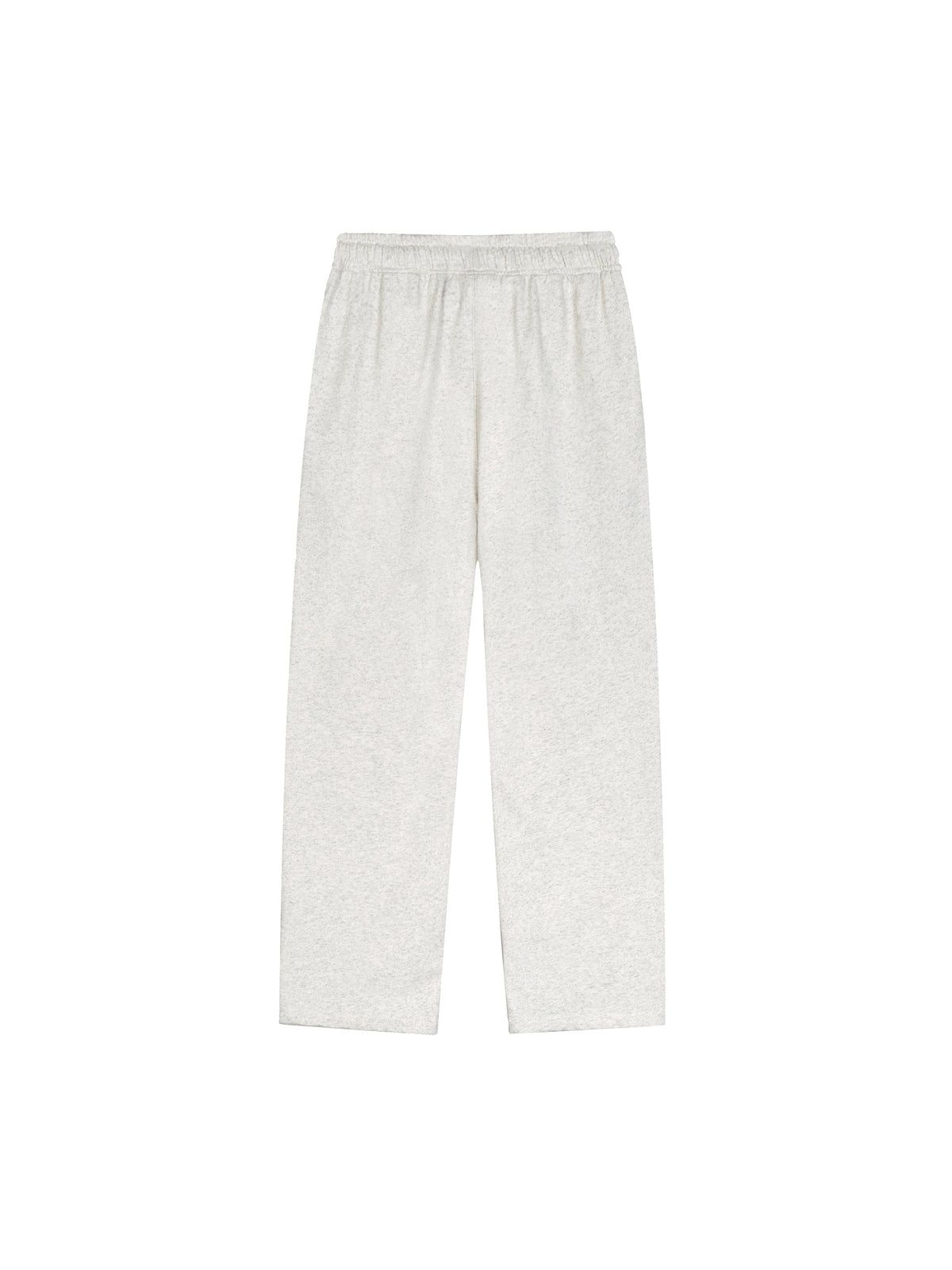 Solid Colour Straight-Leg Sweatpants
