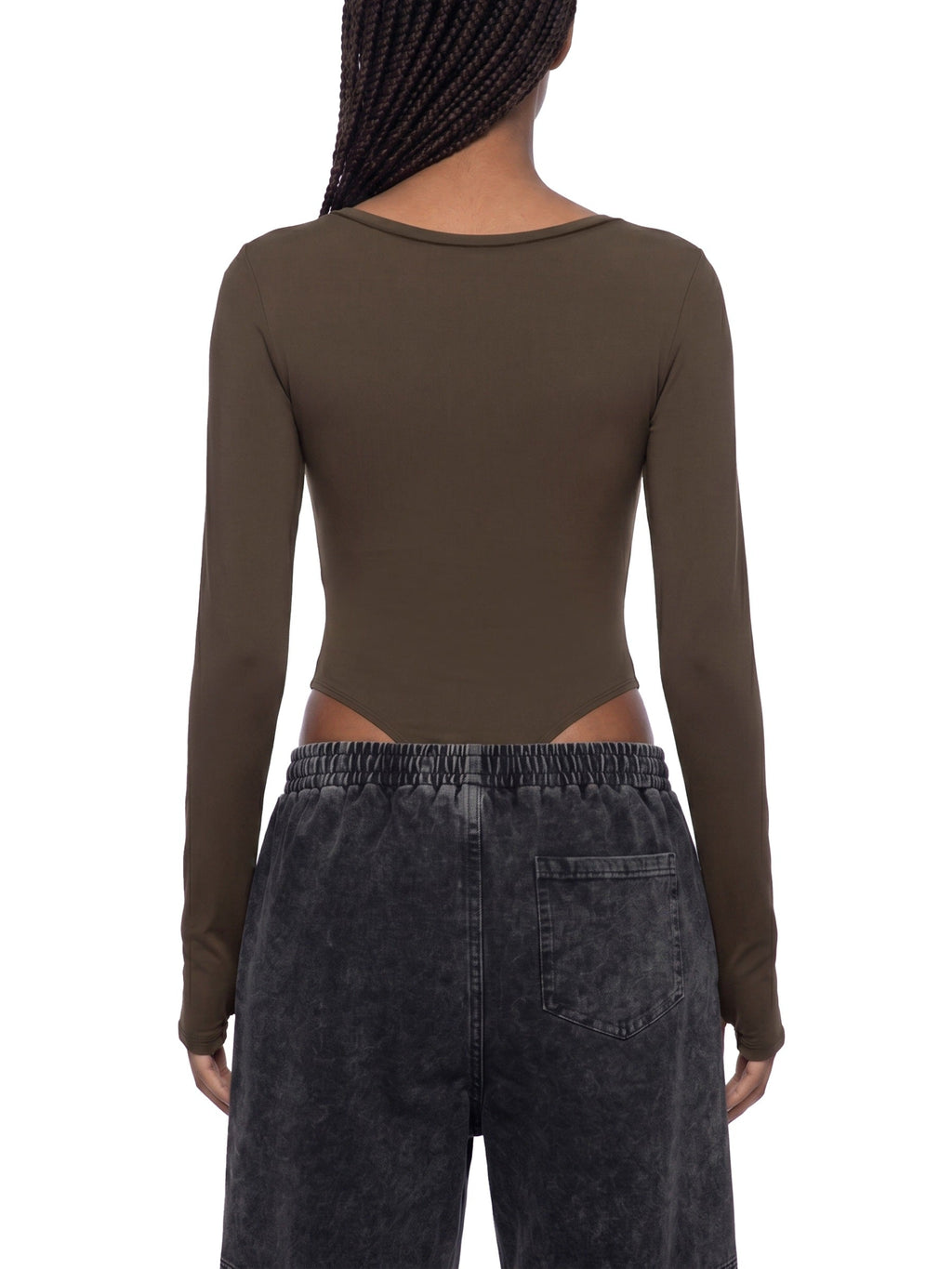 Women's Tight Long Sleeve Yoga Bodysuit