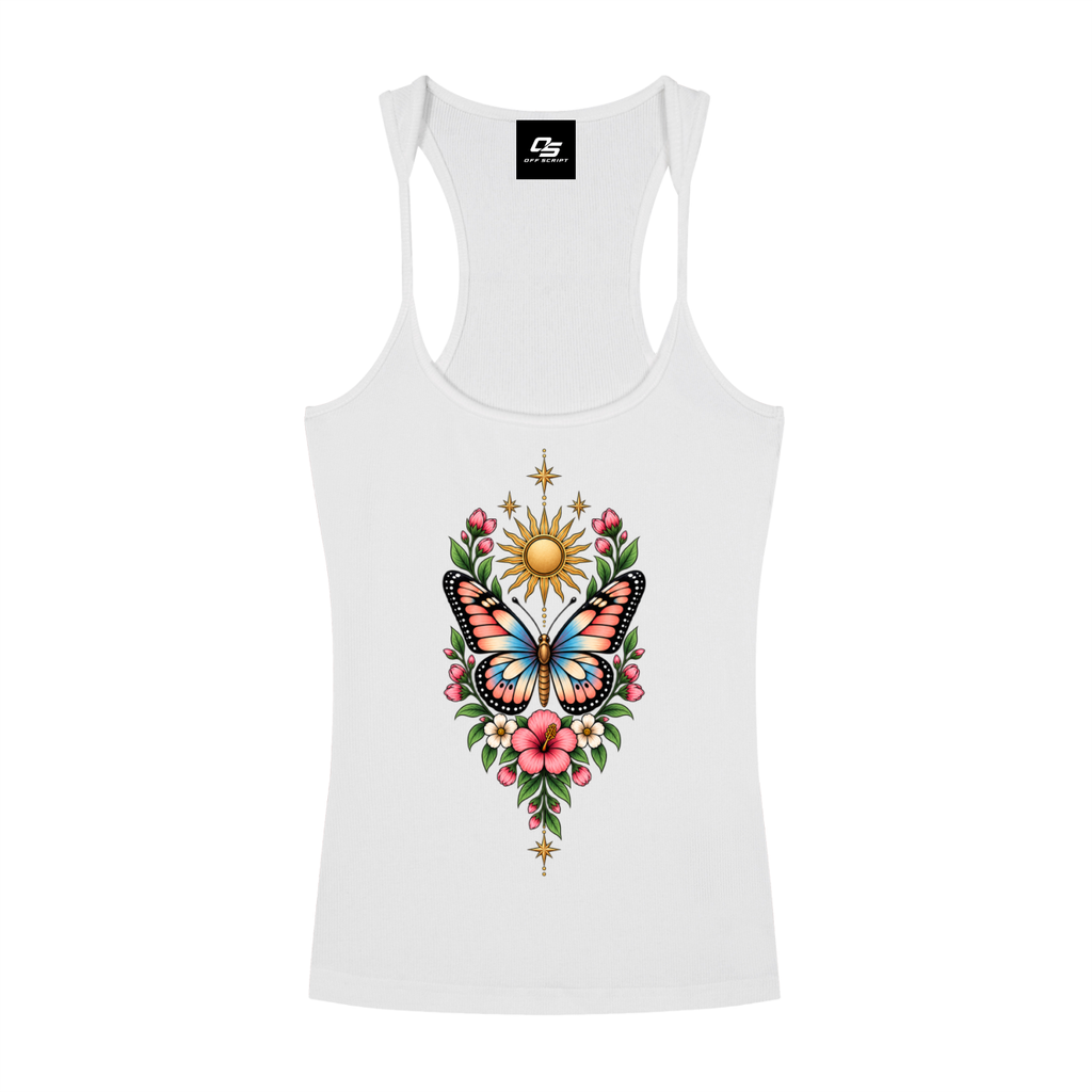 Celestial Butterfly Racerback Tank Top