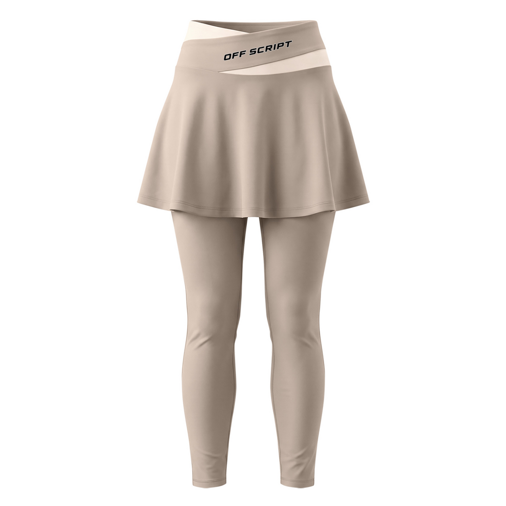 Off Script Women’s Yoga Panelled Skorts