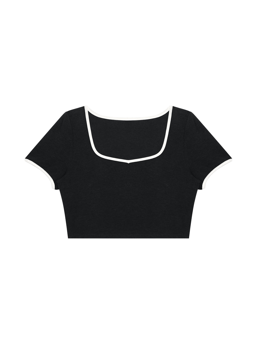 Women's Color Block Crop T-Shirt