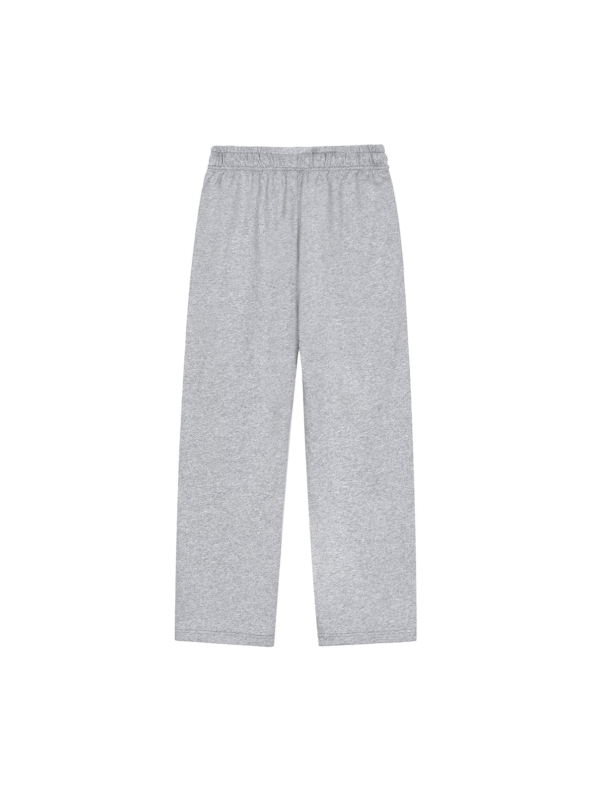 Solid Colour Straight-Leg Sweatpants