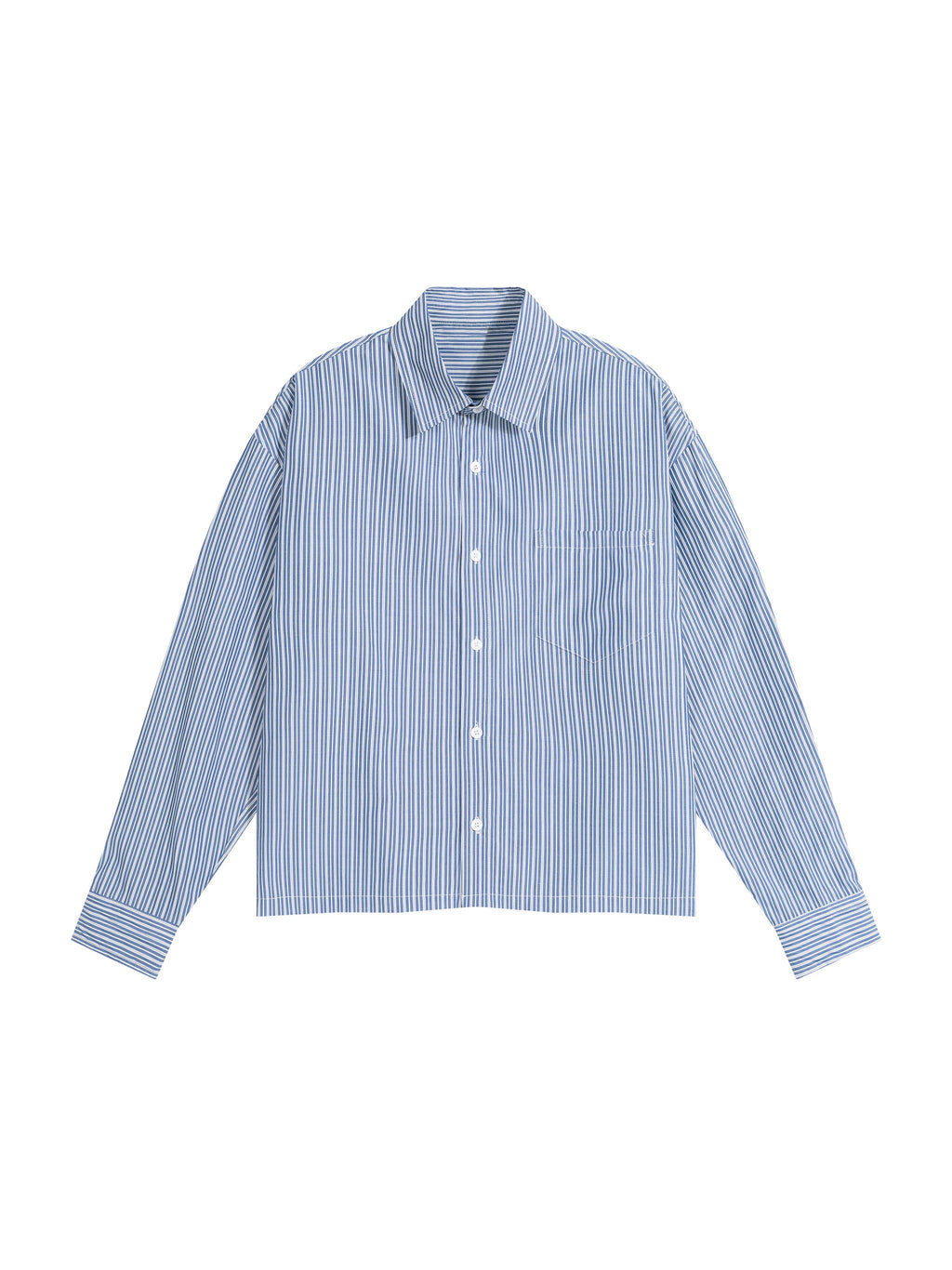 Unisex Boxy Striped Shirt