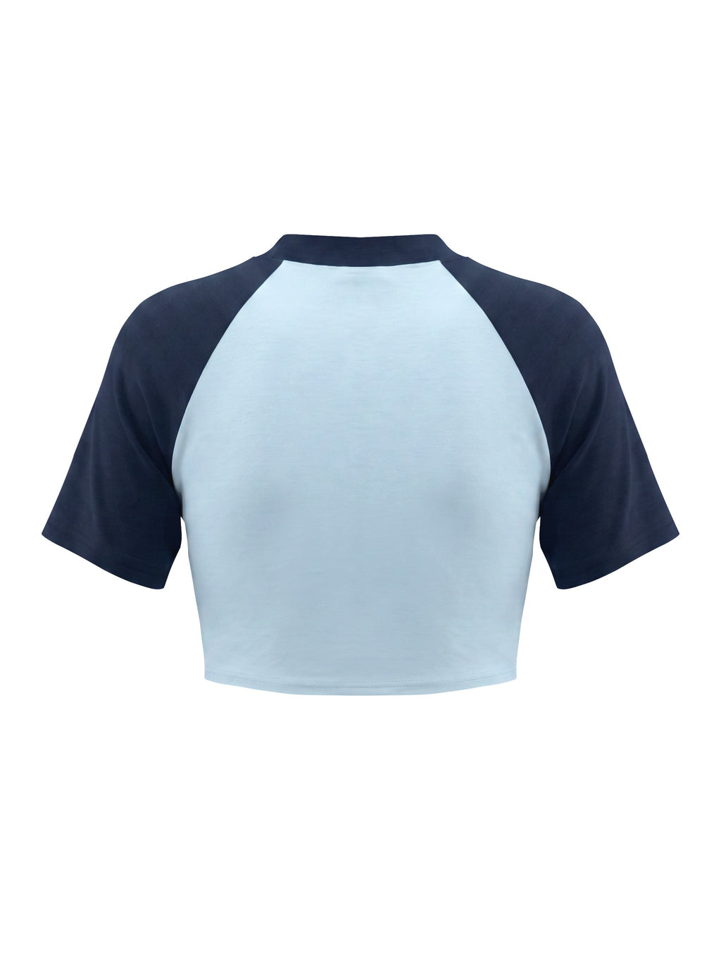 Women’s Color Block Raglan Crop T-Shirt