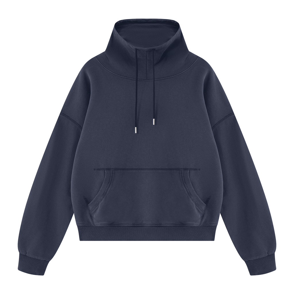 Off Script Gothic Skull Vintage Wash Boxy Hoodie