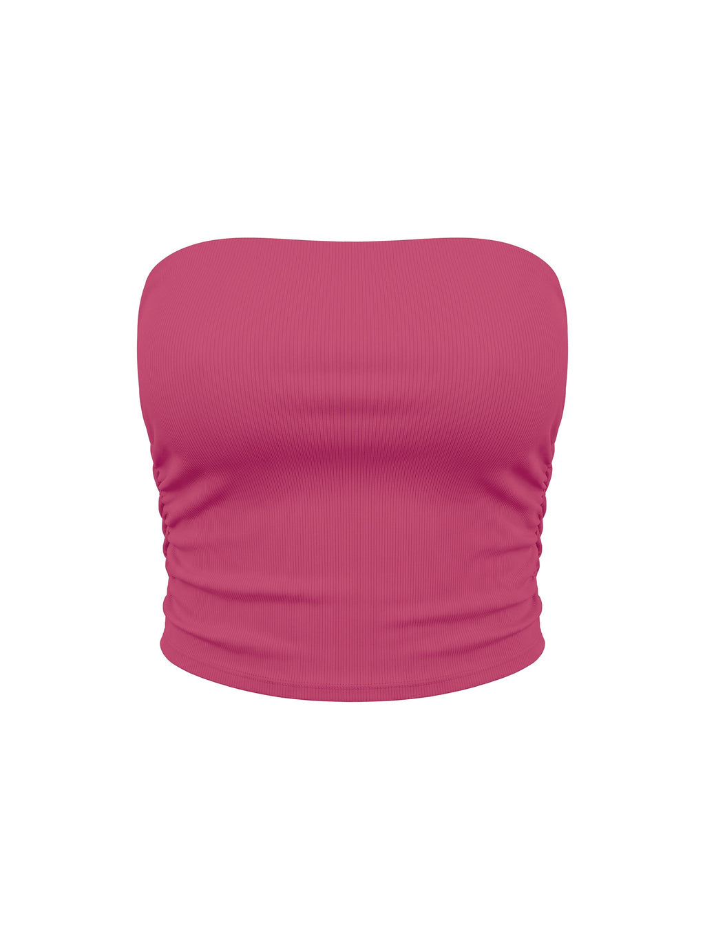 Women’s Ruched Cropped Yoga Tube Top