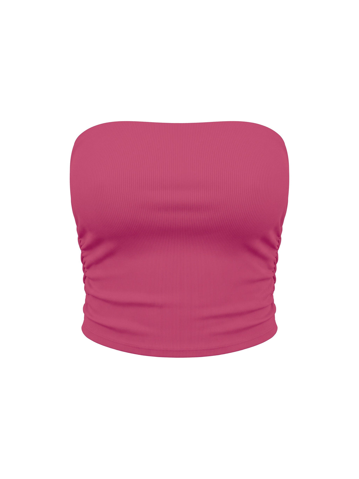 Women’s Ruched Cropped Yoga Tube Top