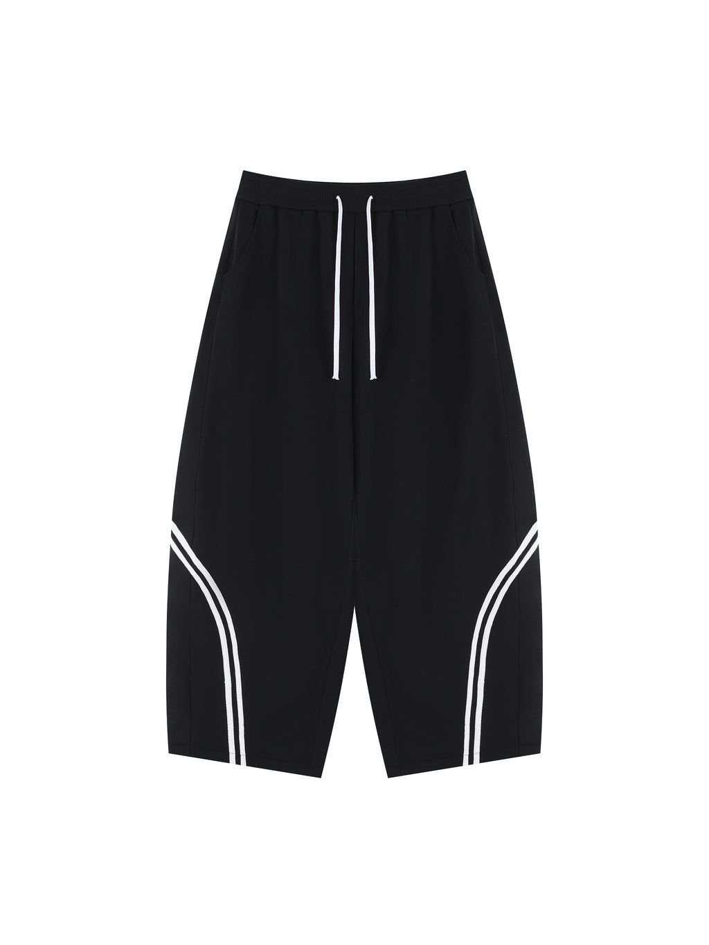 Unisex Wide Leg Piping Sweatpants