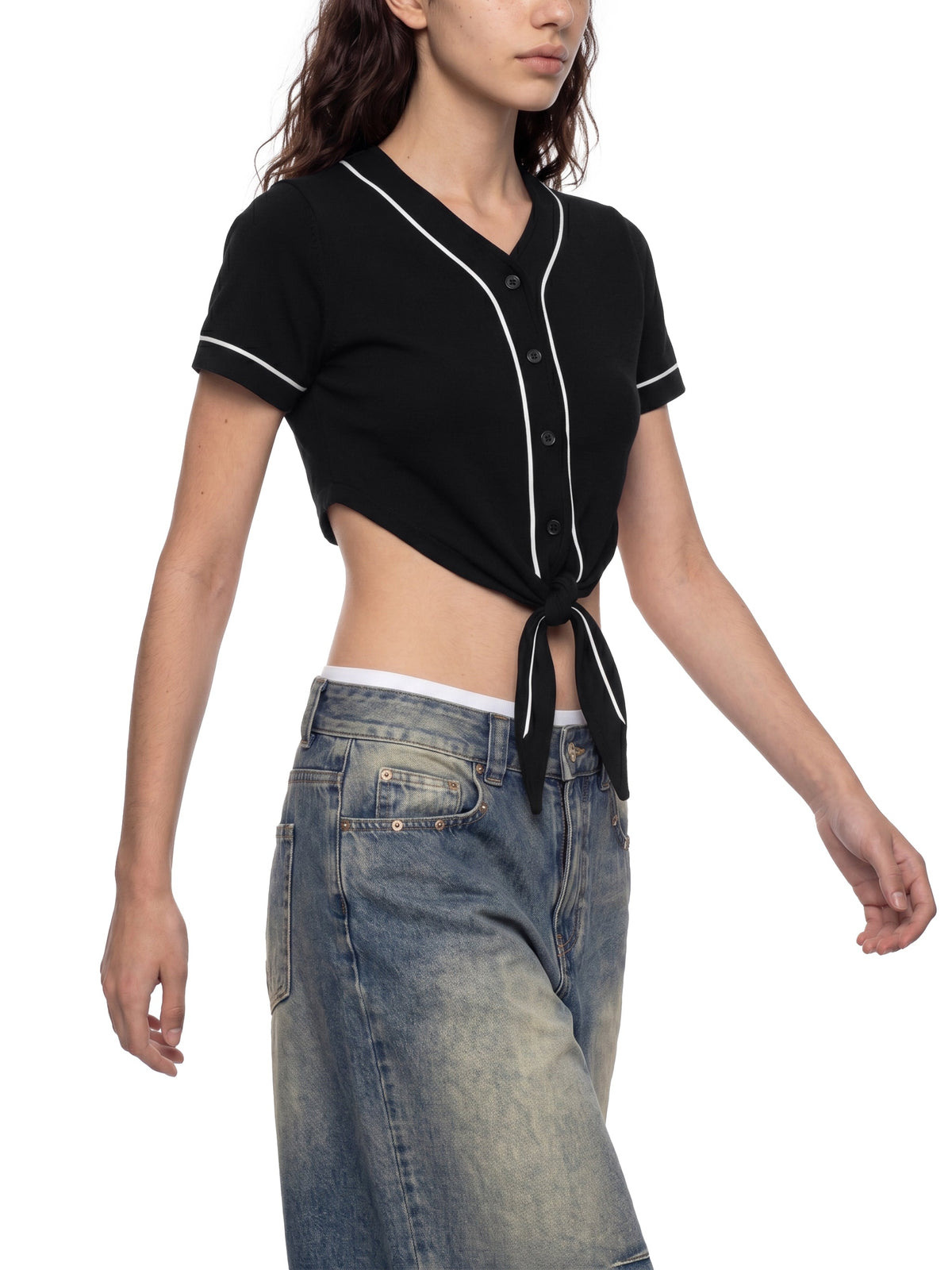 Women's Piping Baseball Jersey