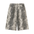 Men's Snake Print Shorts