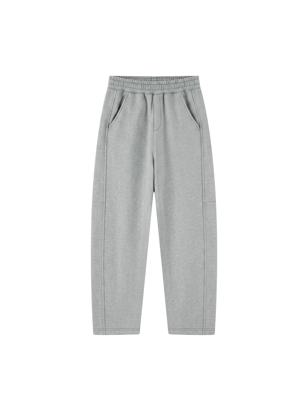 Unisex Tapered Straight Hem Sweatpants