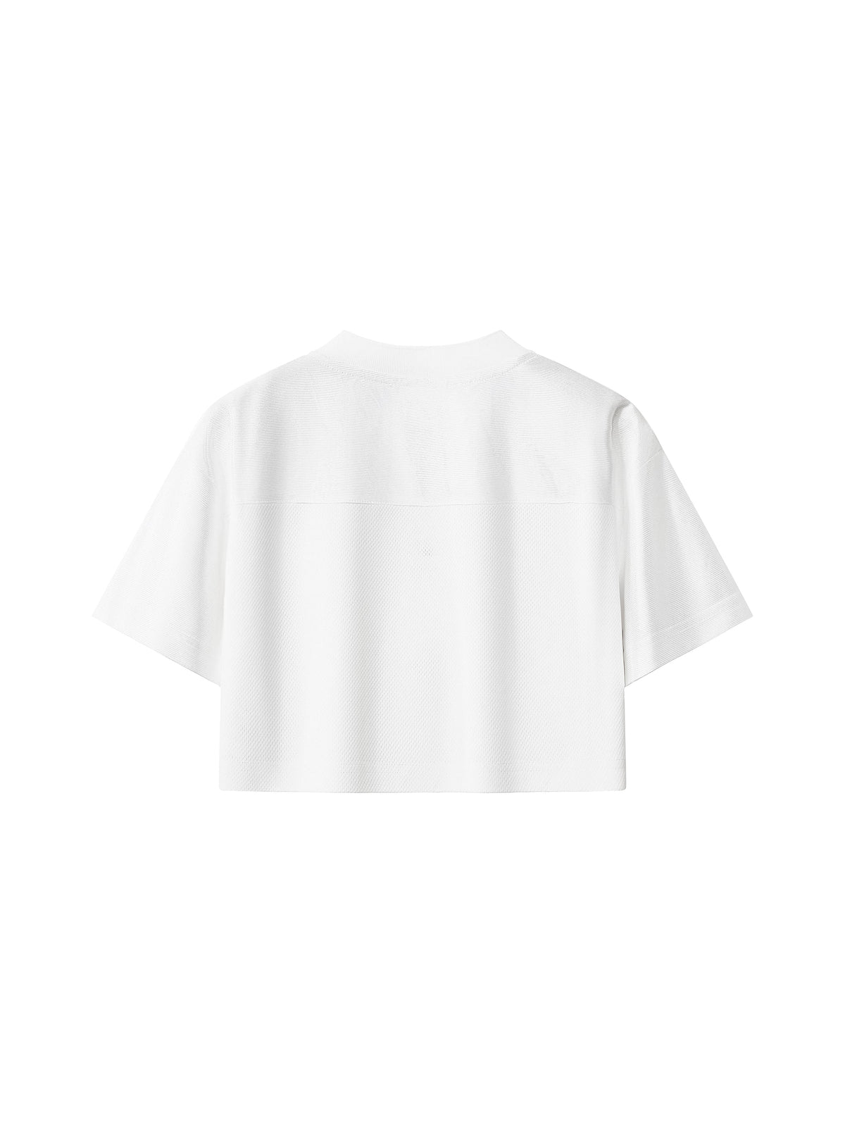 Women’s Cropped Paneled V-Neck Jersey