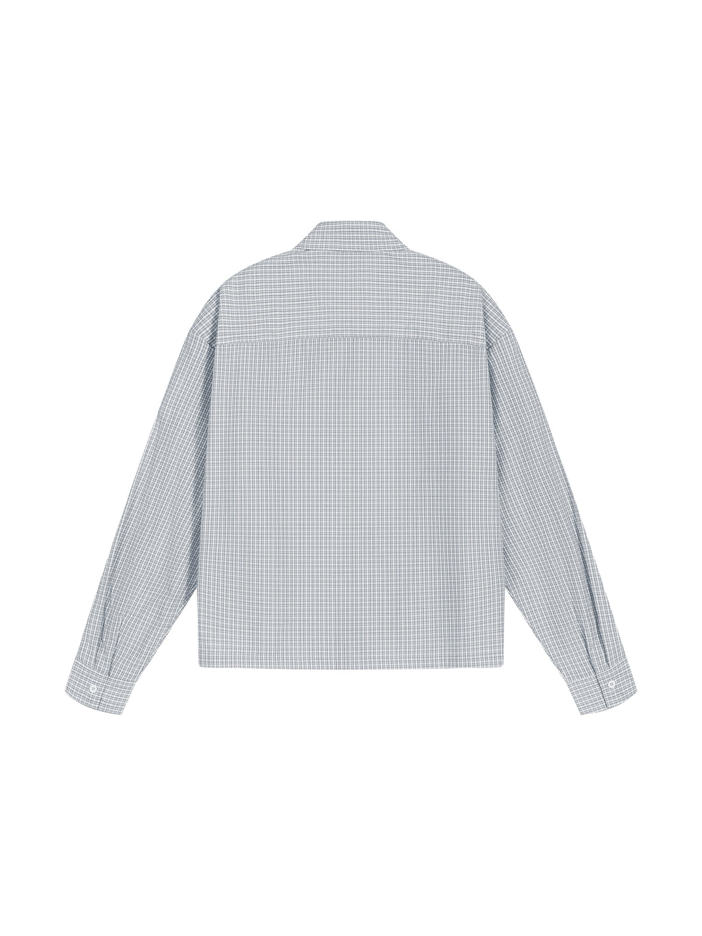 Unisex Boxy Plaid Long Sleeve Shirt