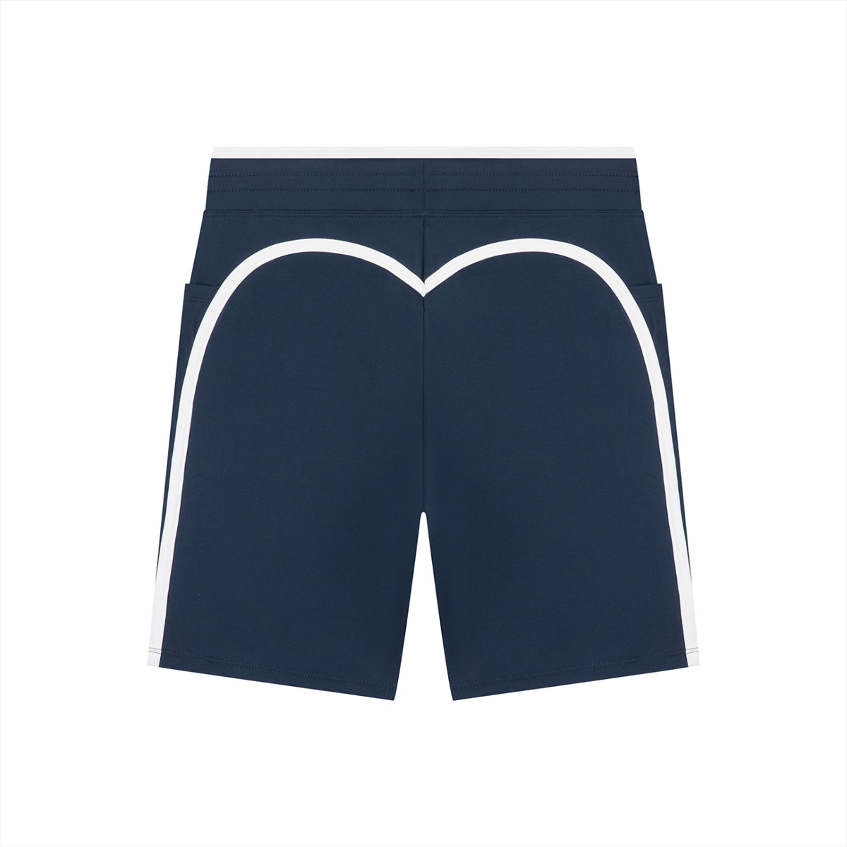 Off Script Women’s High-Rise Contrast-Trim Yoga Shorts