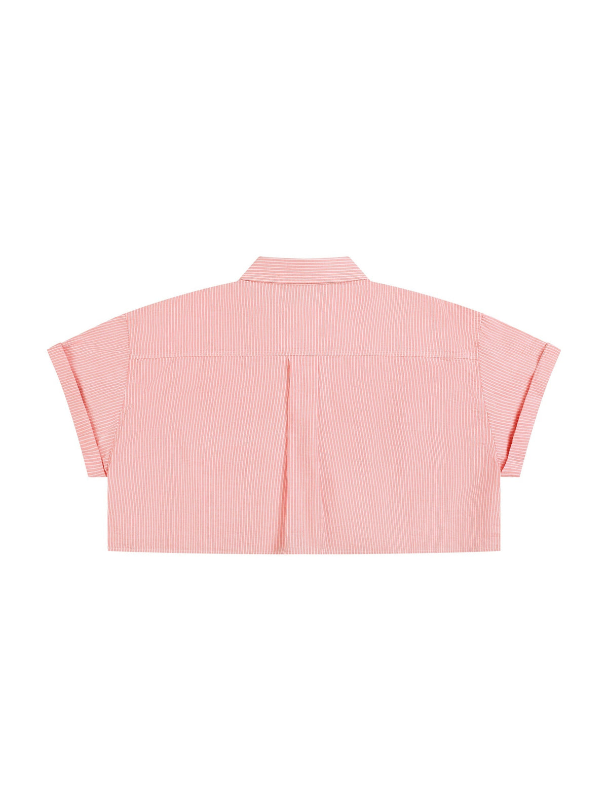 Women’s Striped Boxy Cropped Shirt