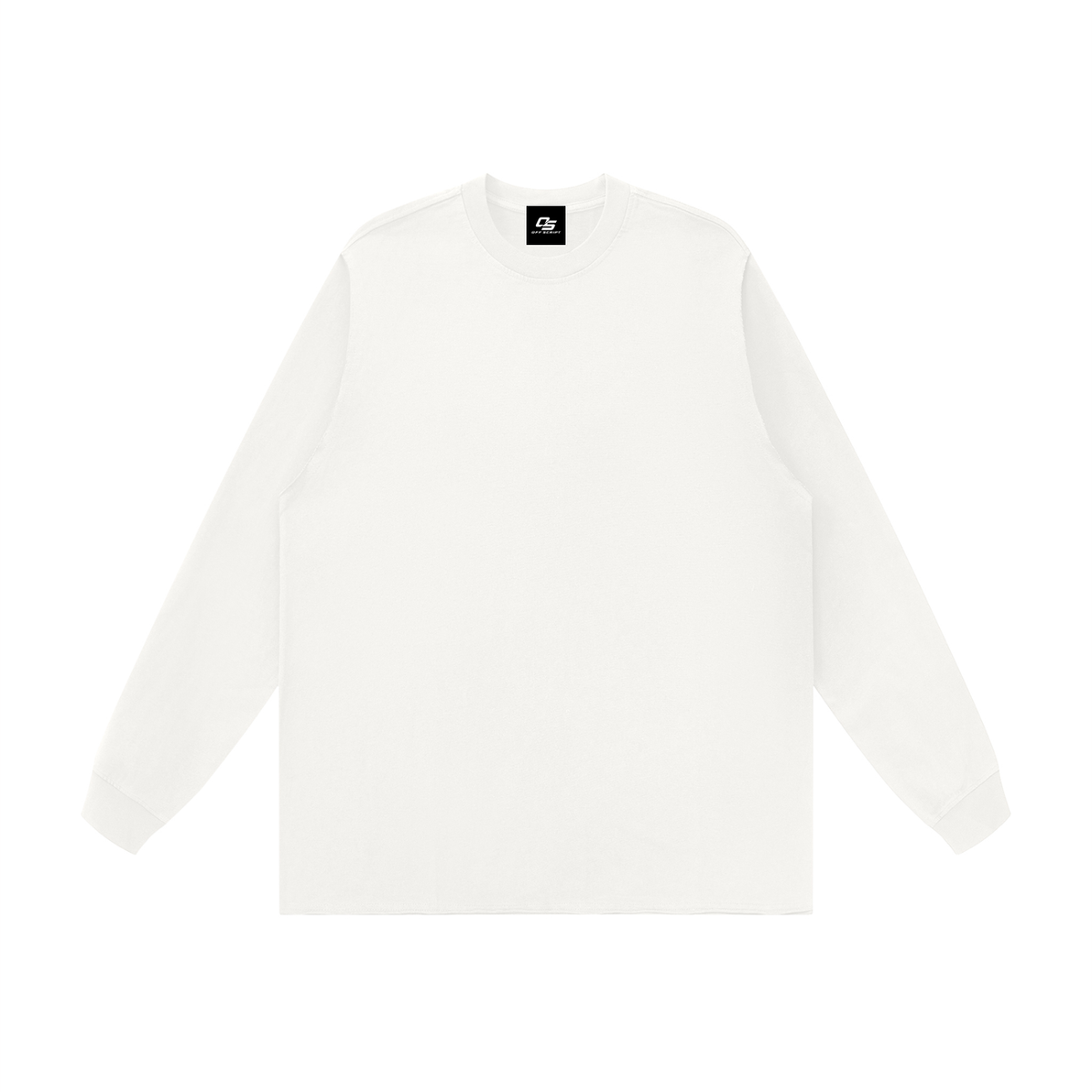 Unisex Raw Hem Long Sleeve T-Shirt