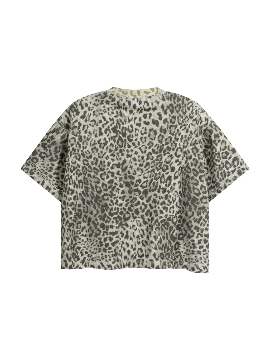 Unisex Leopard Print Boxy T-Shirt