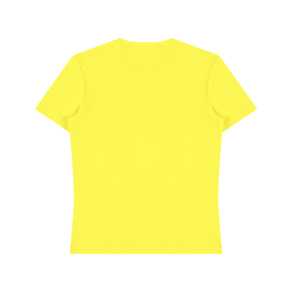 Lemon Yellow Unisex Heavyweight Cotton T-Shirt back product view