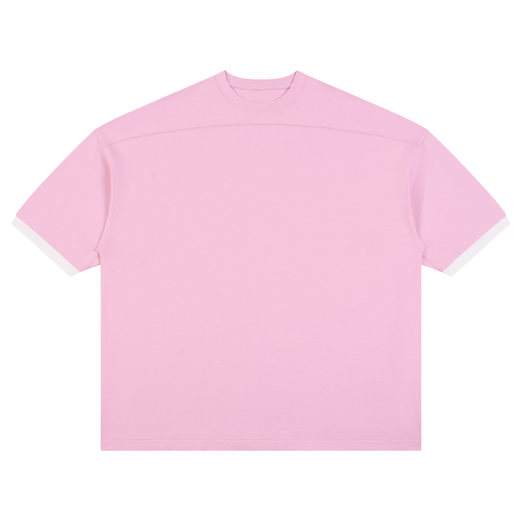 Unisex Colour Block Drop Shoulder T-Shirt
