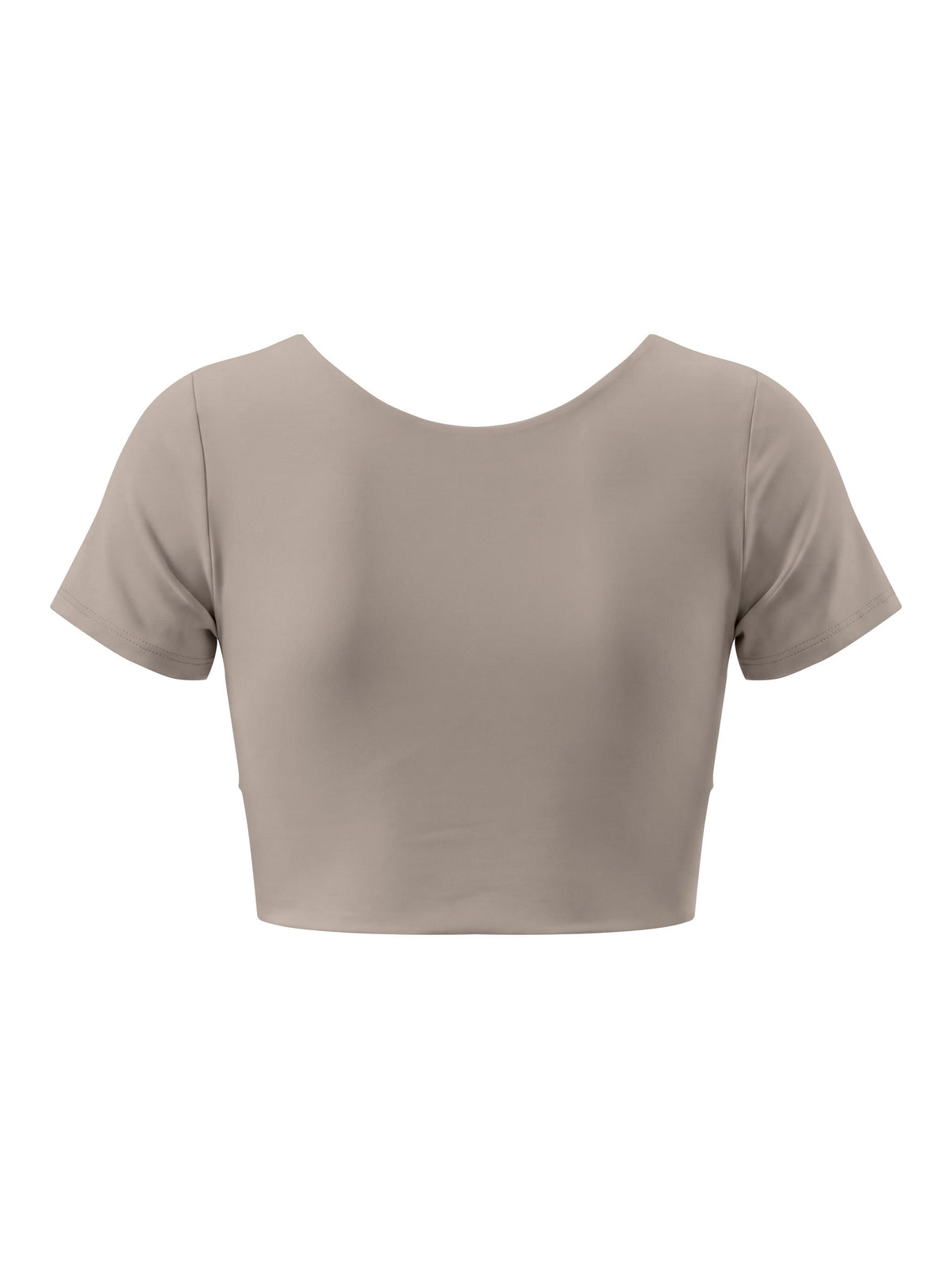 Women's Panelled Crop Yoga T-Shirt