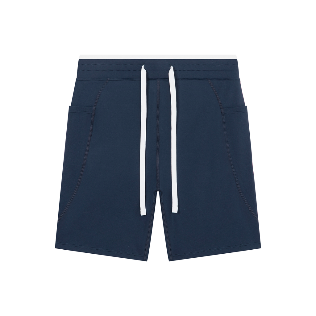 Women's High Rise Color Block Yoga Shorts