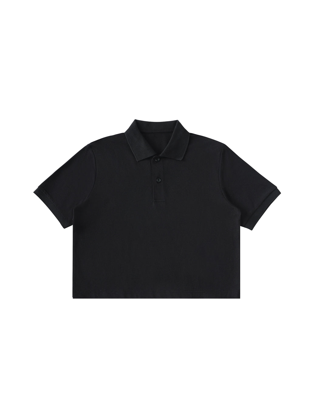 Essential Cropped Polo Shirt