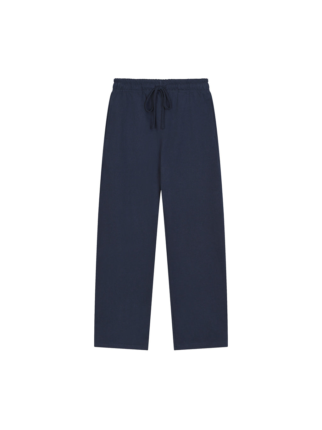 Solid Colour Straight-Leg Sweatpants