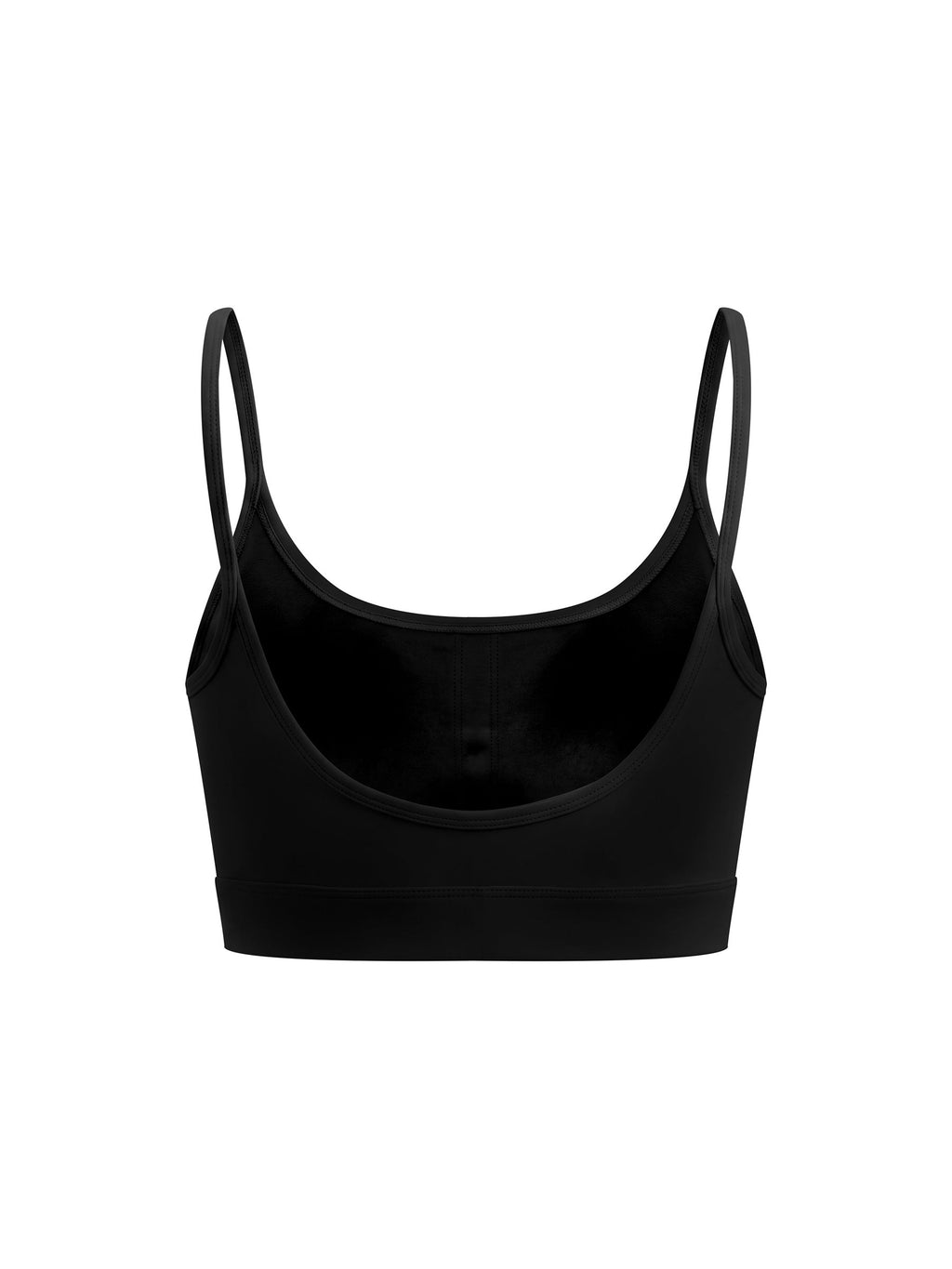 Women's Solid U-Neck Sports Bra