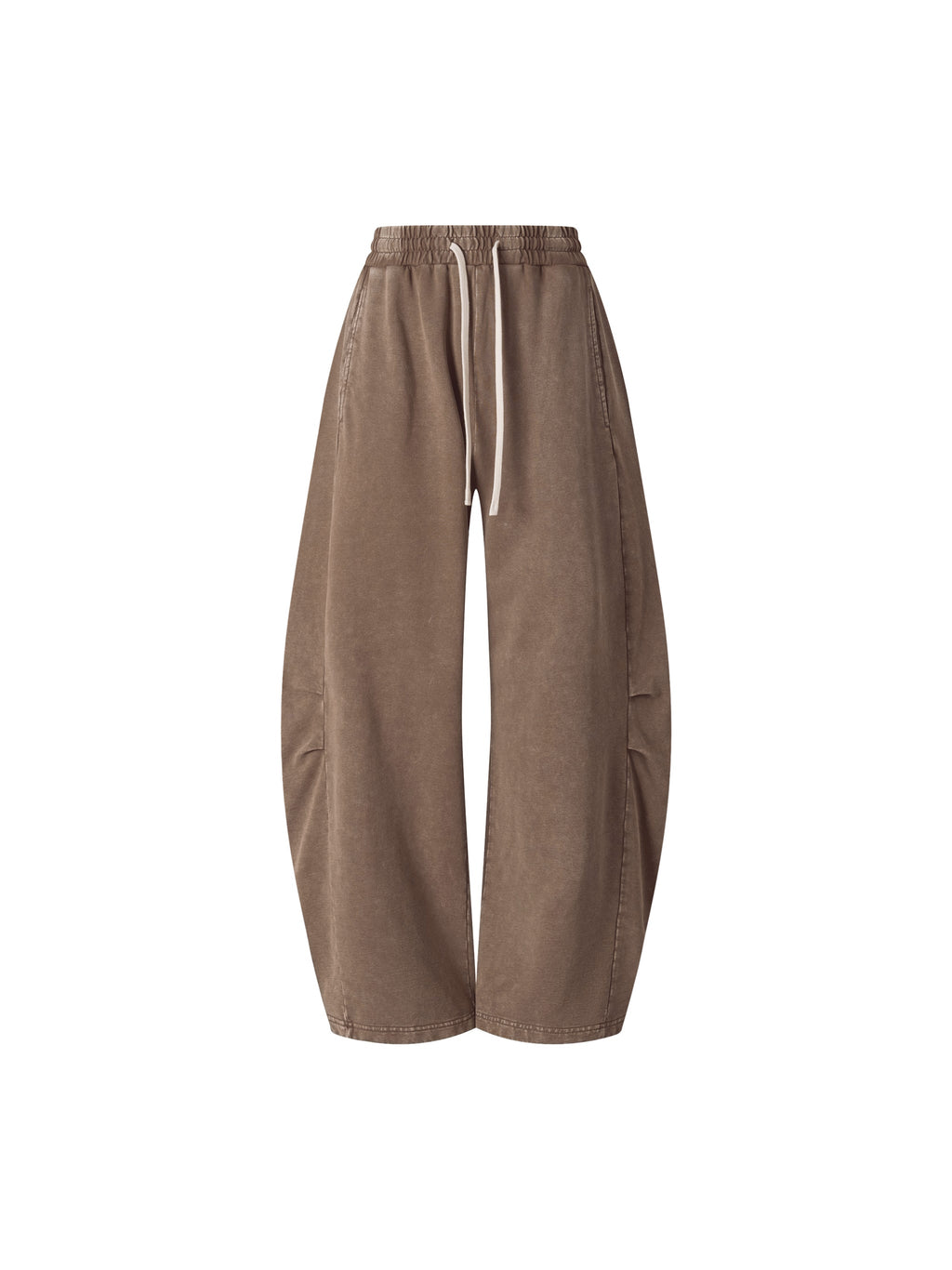 Unisex Mineral Wash Barrel Leg Pants