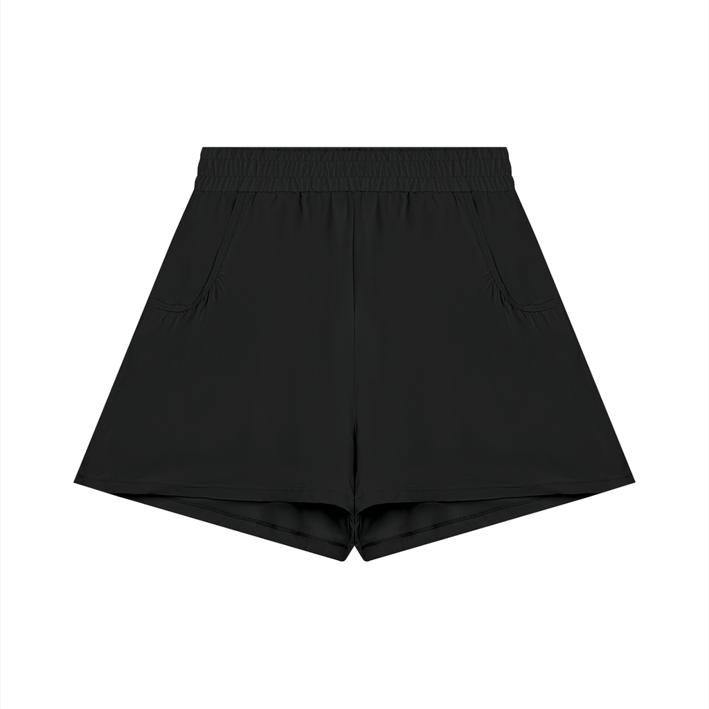 Women's Ruched Yoga Shorts