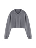 Women’s Vintage Wash Crop Sweatshirt