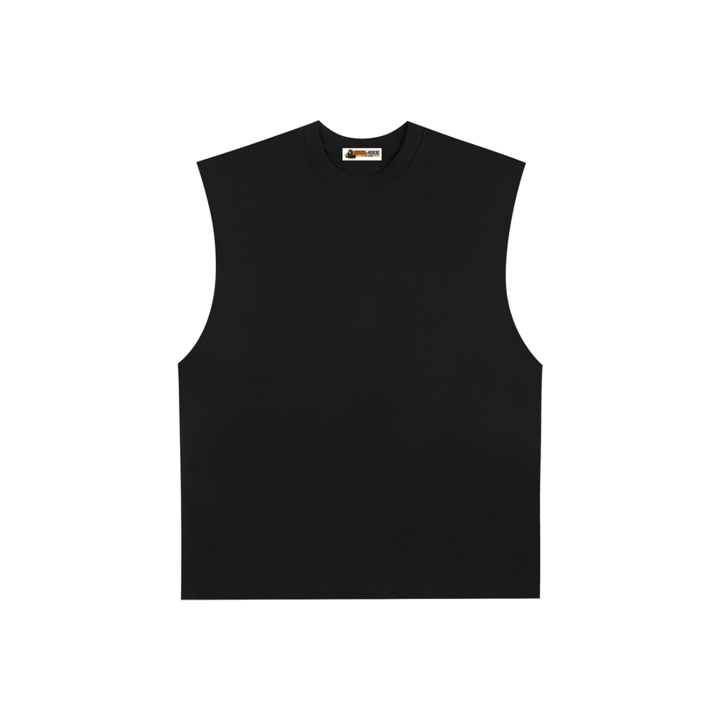 Unisex Raw-Edge Cotton Tank Top