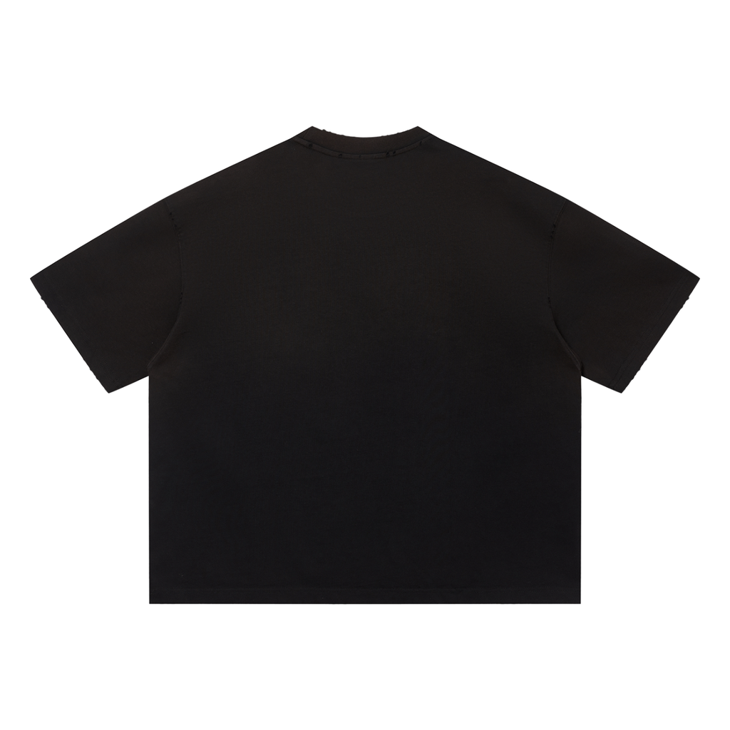 Unisex Sun Fade Distressed Boxy T-Shirt