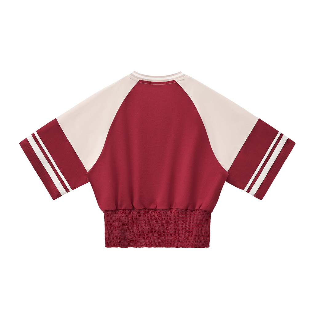 Women's Color Block Ruched T-Shirt