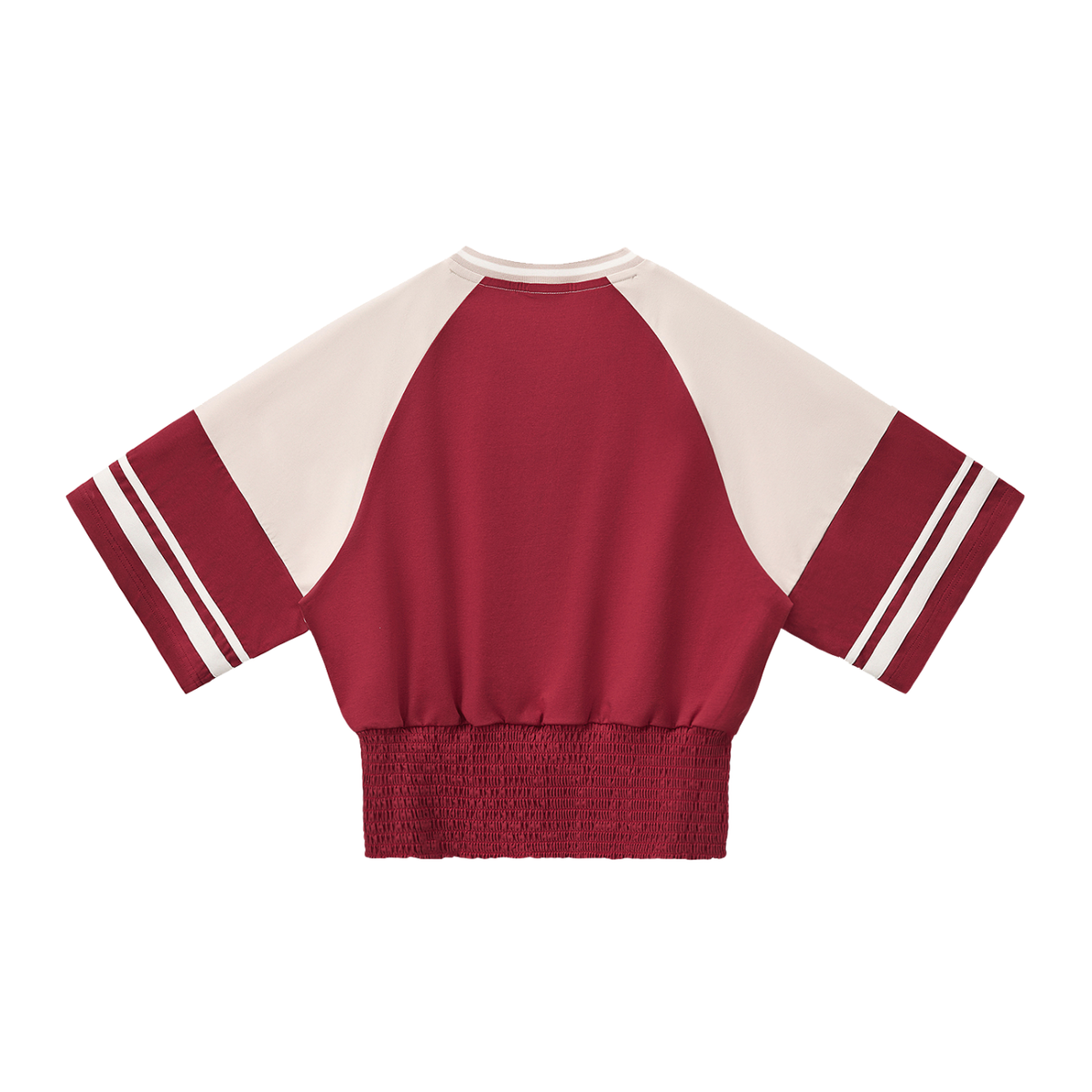 Women's Color Block Ruched T-Shirt