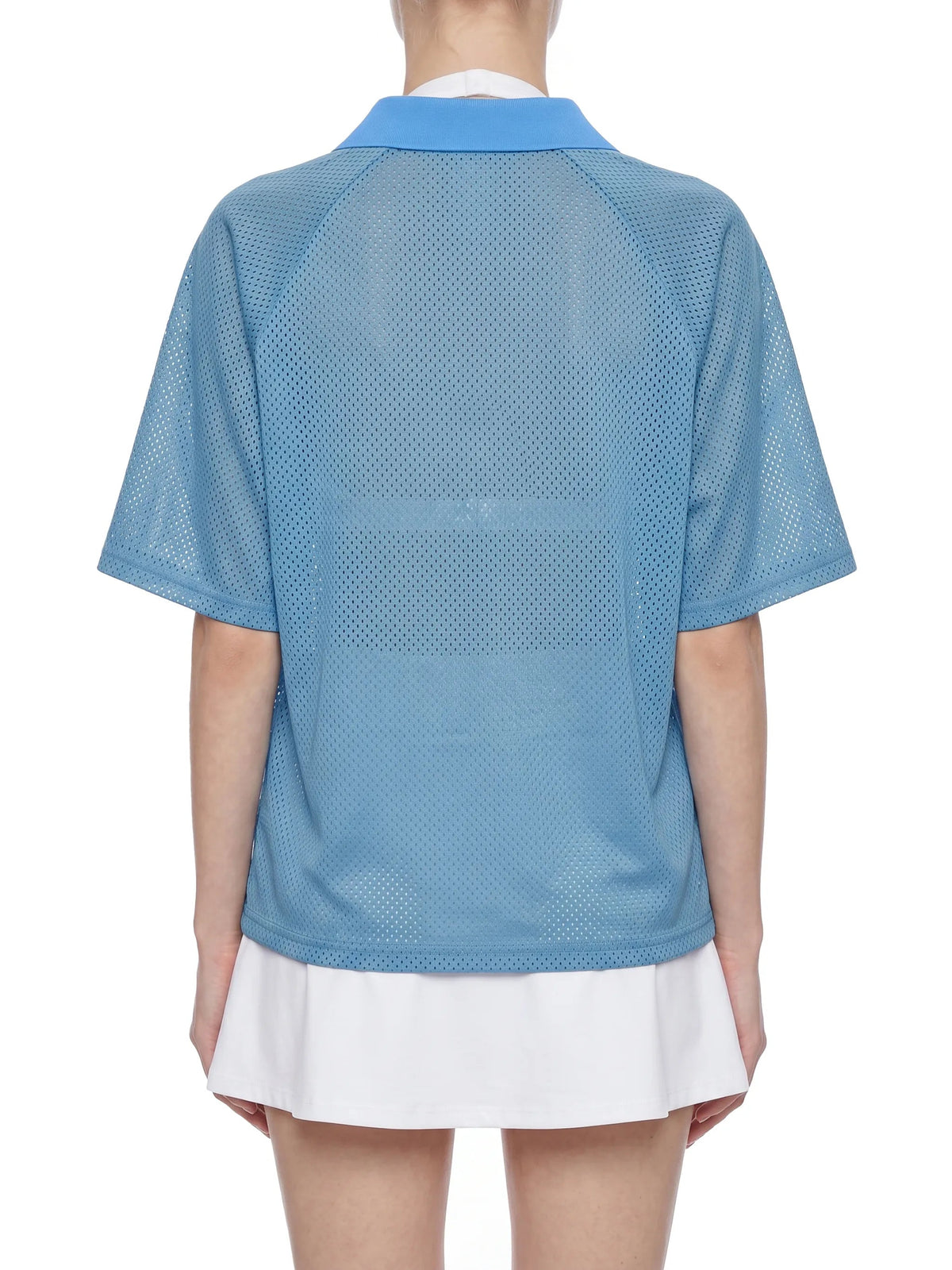 Unisex Striped Mesh Boxy Soccer Jersey