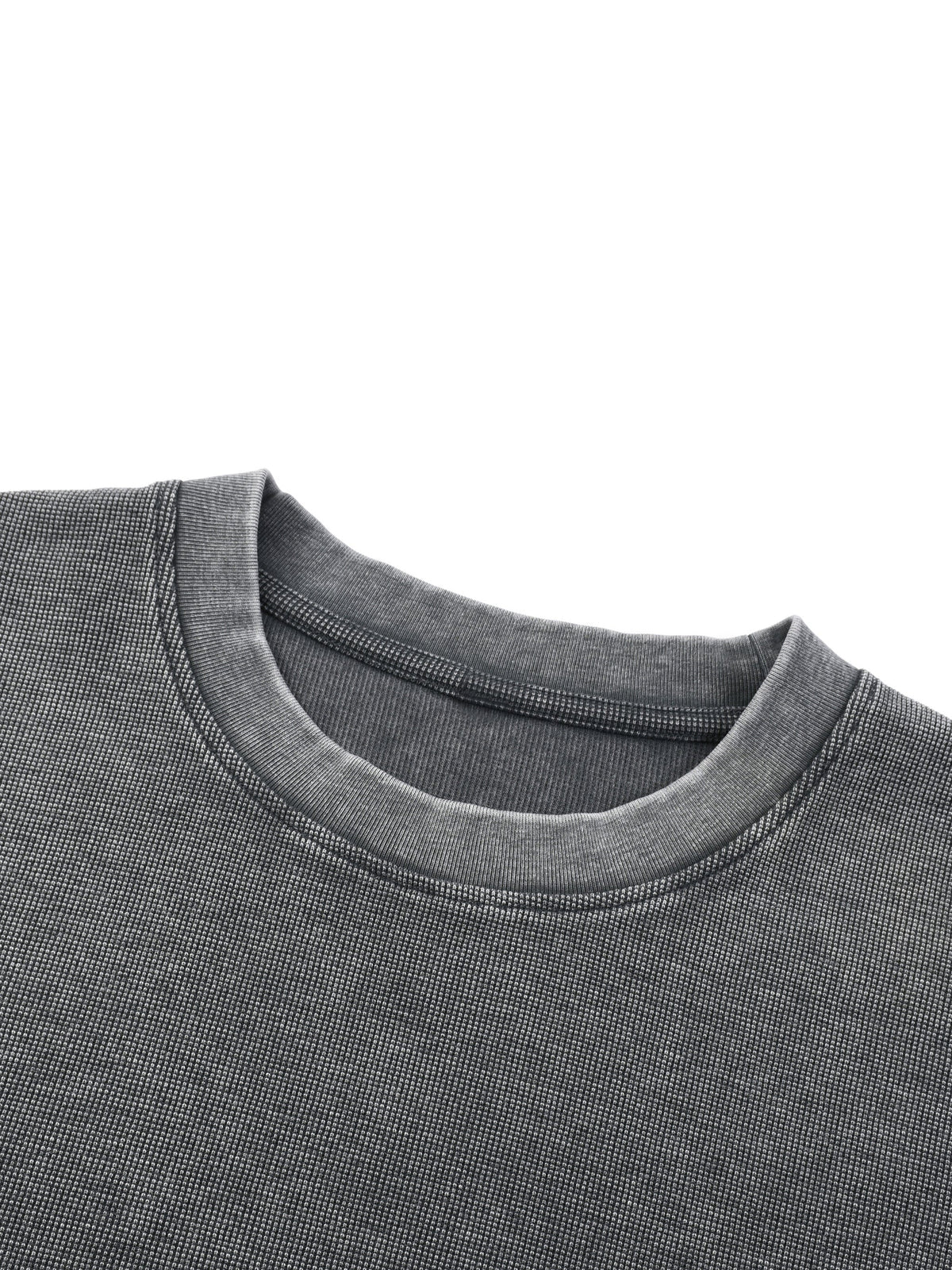 Unisex Mineral Wash Waffle Boxy T-Shirt