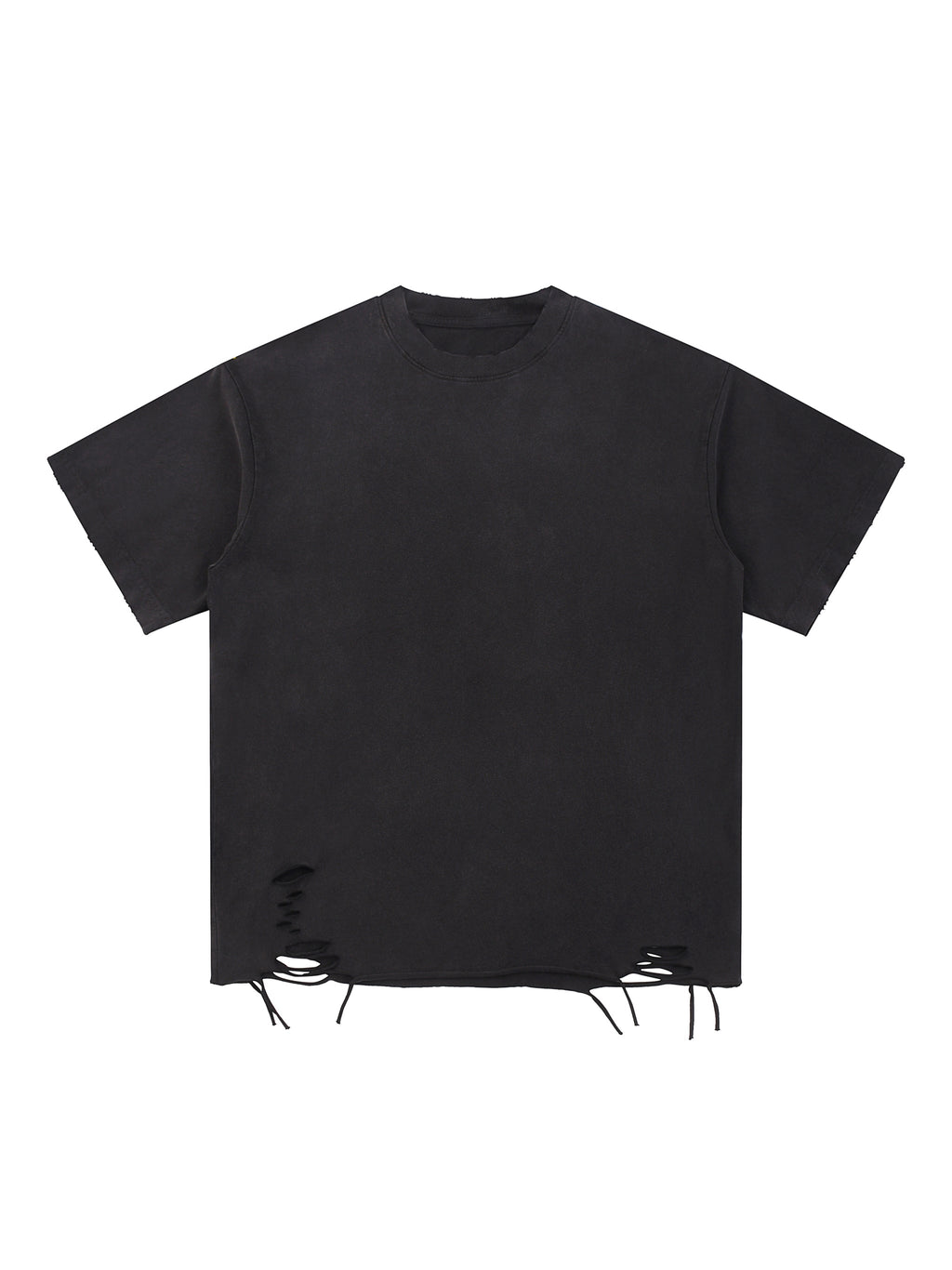 Unisex Snow-Washed Raw-Hem T-Shirt gallery view