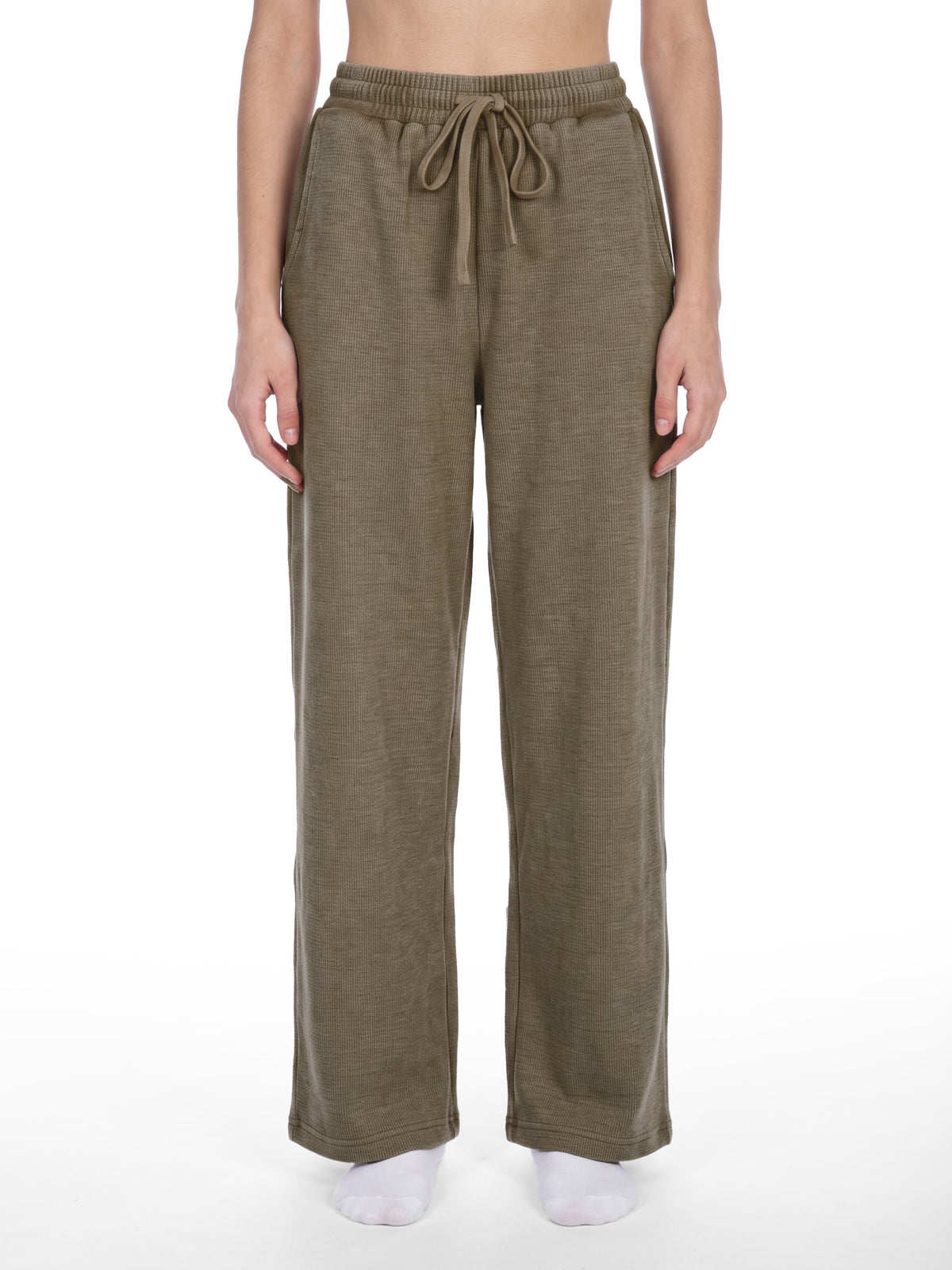 Unisex Mineral Wash Waffle Sweatpants