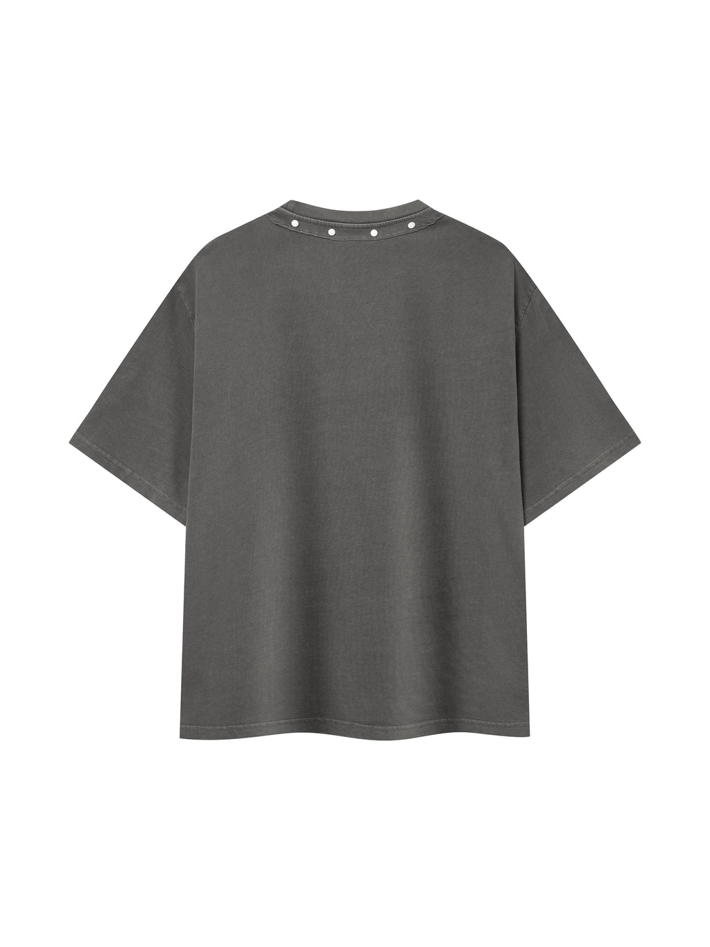 Unisex Washed Boxy Studded T-Shirt