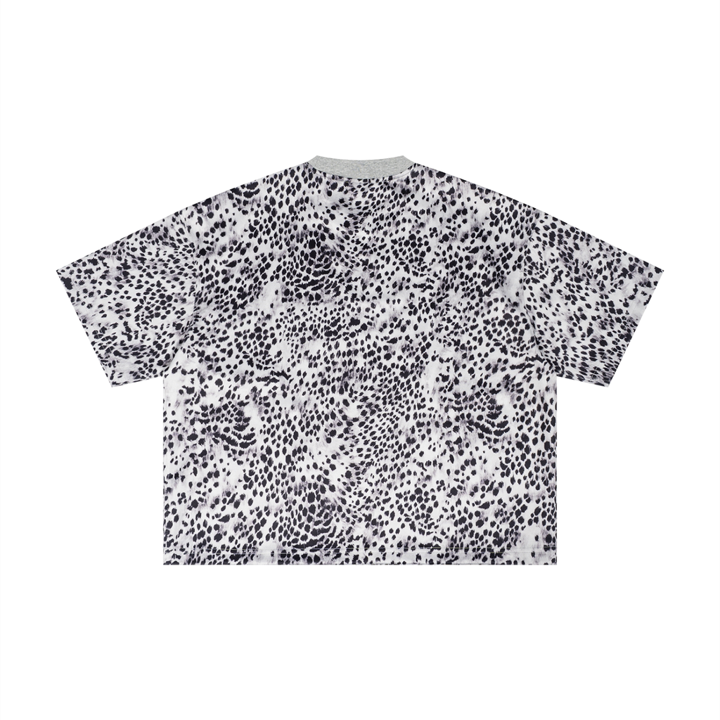 Unisex Leopard Print Boxy T-Shirt