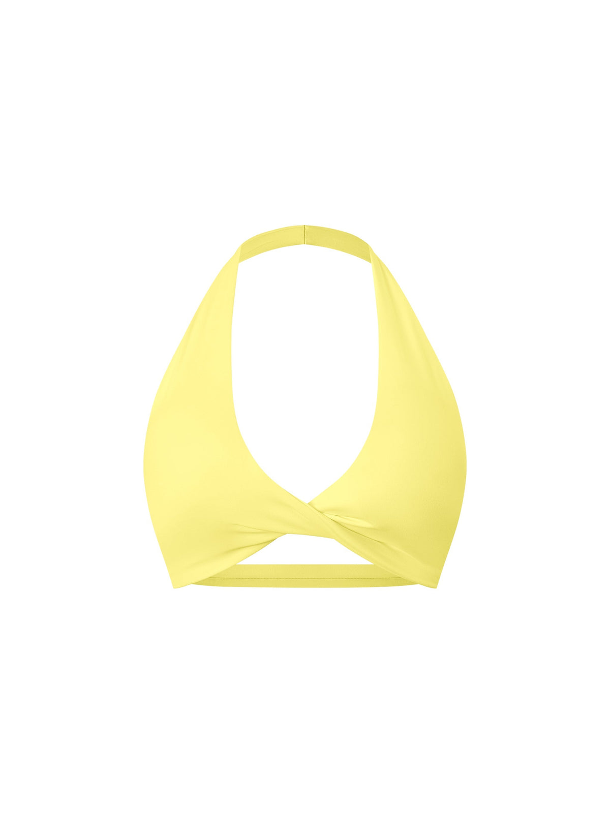 Women's Pleated Halter Sports Bra