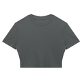 Women's Slim Ribbed Crop T-Shirt