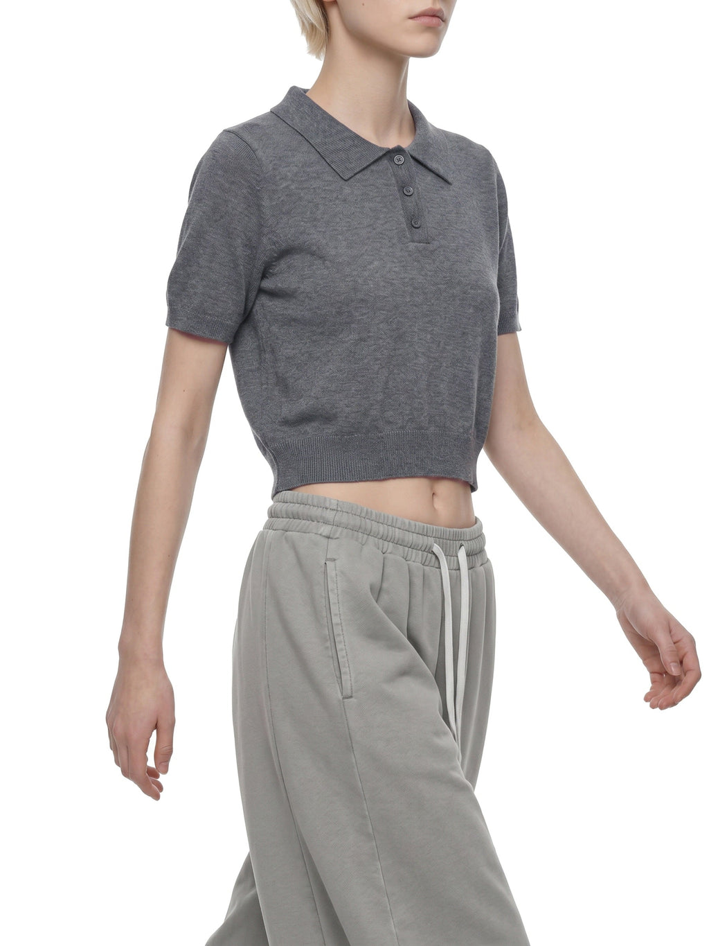 Women’s Knit Cotton Polo Shirt