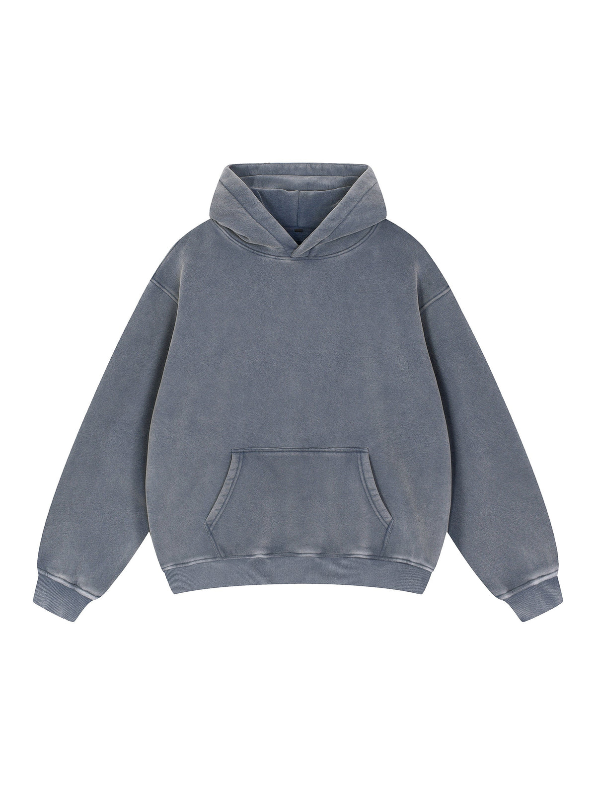 Snow Wash Fleece Oversize Hoodie – Royal Blue