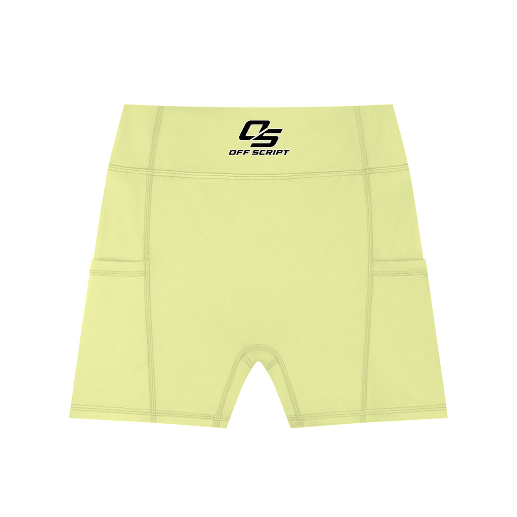 Off Script Women’s High-Waisted Pocket Biker Shorts