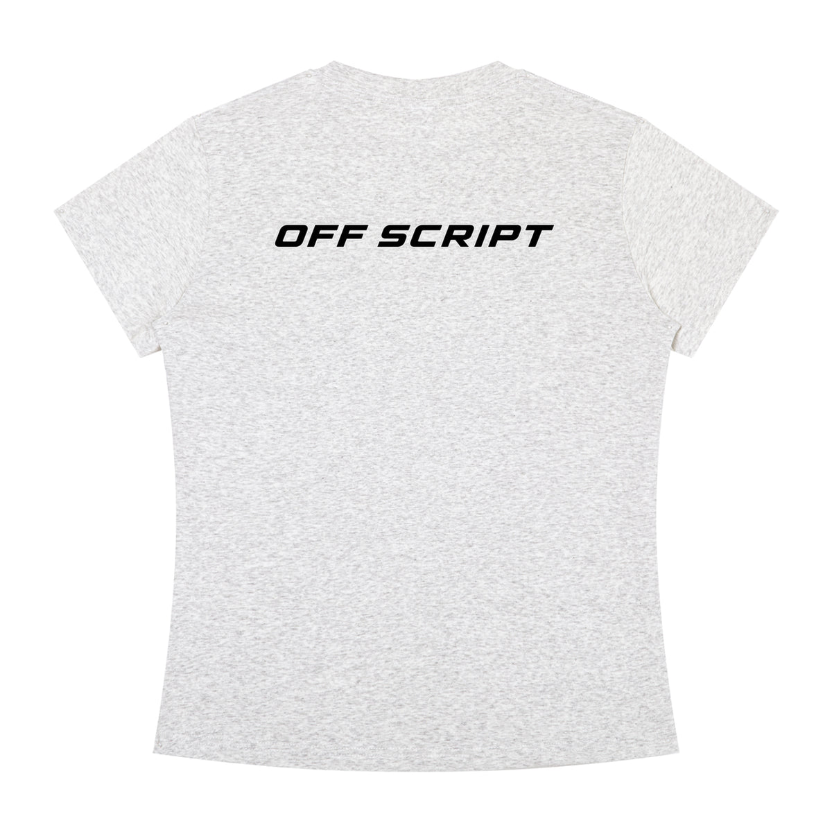 Drop Bear Women's Slim Fit Crewneck T-Shirt - Oat Gray back