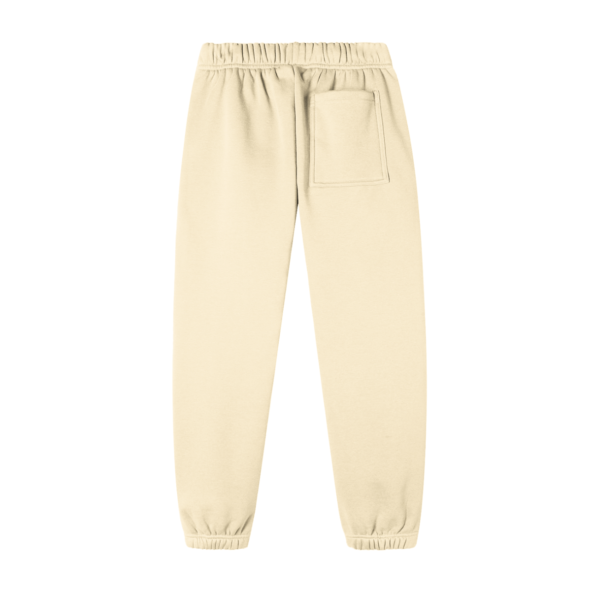 Unisex Essential Fleece Sweatpants – Apricot back view