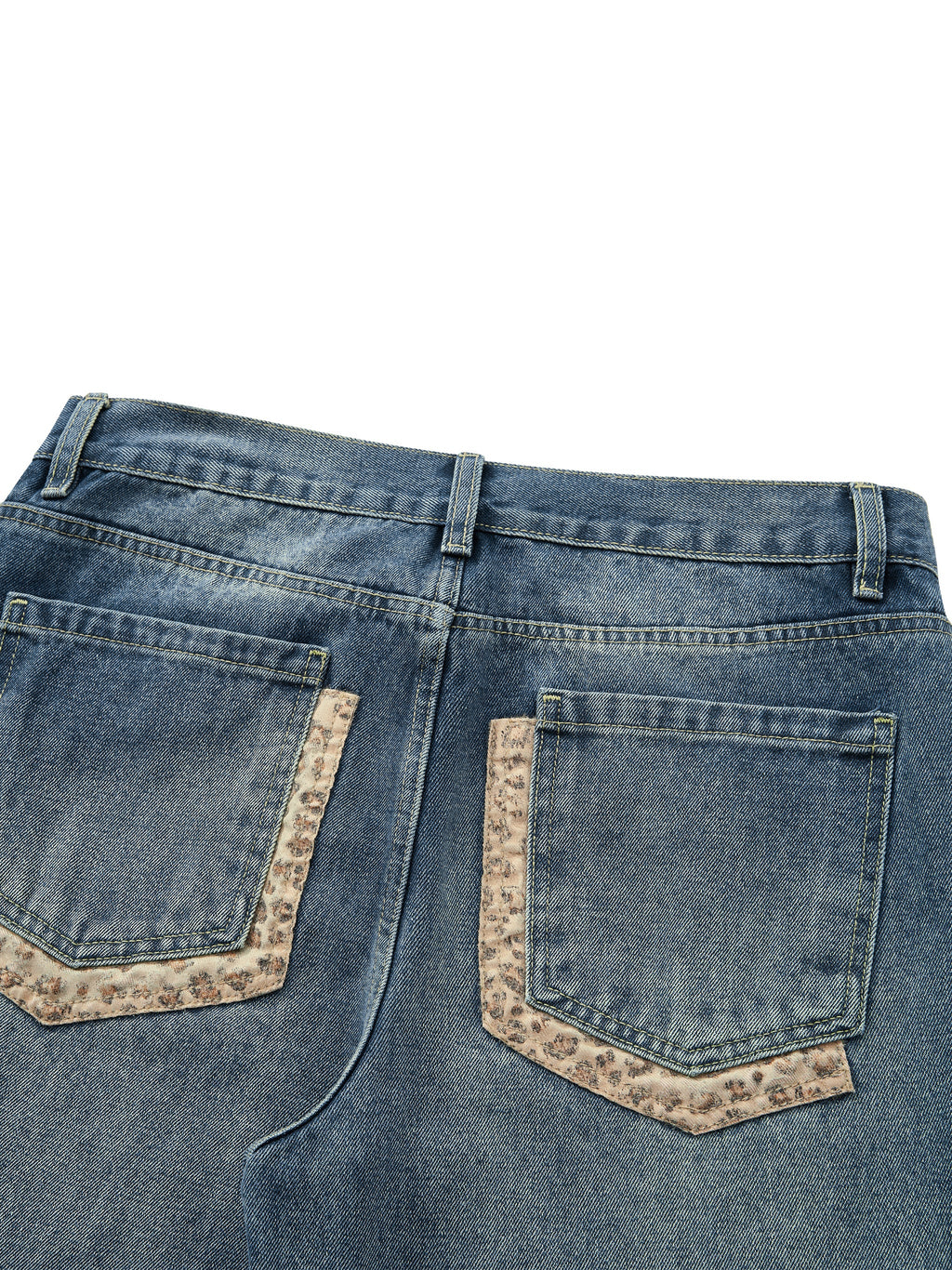 Men's Vintage Wash Denim Jeans